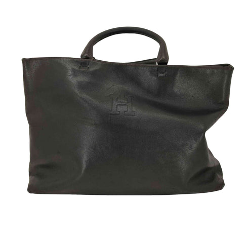 ヒロフ HIROFU MADE IN ITALY レザーハンドバッグ レディース