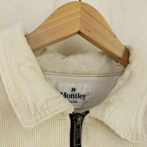モーレー Montley CORDUROY HALF ZIP JKT 細畝コーデュロイ ハーフジップアノラックパーカー メンズ