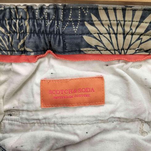 スコッチアンドソーダ SCOTCH&SODA 総柄ハーフパンツ メンズ W30