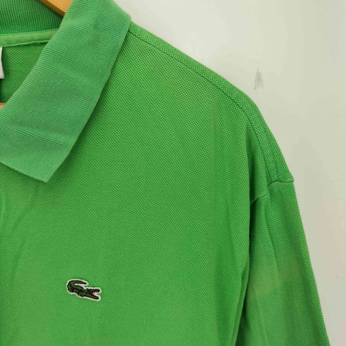 ラコステ LACOSTE 90s-00s ペルー製 ロゴワッペン 鹿の子ポロシャツ メンズ 5