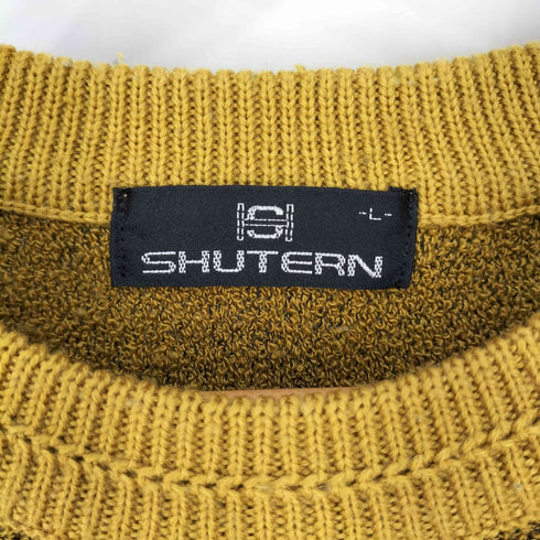 SHUTERN ロゴ刺繍 アクリルウール 3Dニット メンズ import:L
