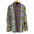 ザラ ZARA CONTRAST CHECKED SHIRT メンズ import:M