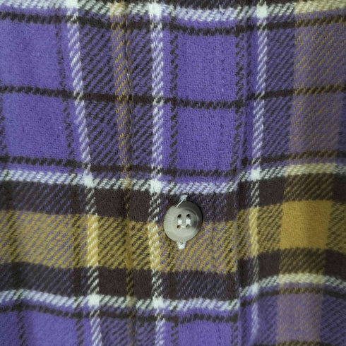 ザラ ZARA CONTRAST CHECKED SHIRT メンズ import:M
