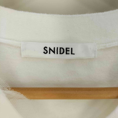 スナイデル snidel Sustainableチュールフリルコンビカーデプルオーバー レディース ONE SIZE