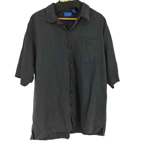 オーシャンパシフィック Ocean Pacific コットンレーヨン オープンカラー S/S シャツ 絣 メンズ import:XL