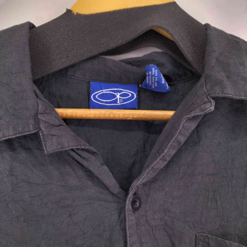 オーシャンパシフィック Ocean Pacific コットンレーヨン オープンカラー S/S シャツ 絣 メンズ import:XL