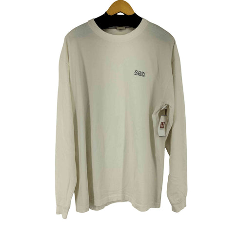 セダンオールパーパス SEDAN ALL-PURPOSE ワンポイント刺繍 L/S Tシャツ メンズ JPN:XL