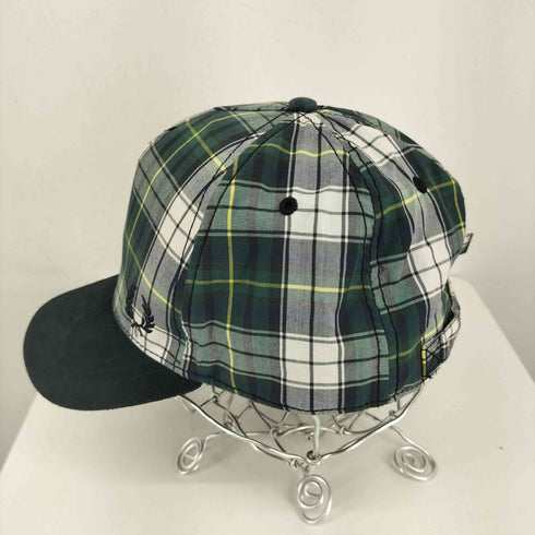 フレッドペリー FRED PERRY スウェード切替チェック 6パネルキャップ メンズ ONE SIZE