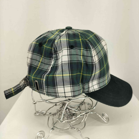 フレッドペリー FRED PERRY スウェード切替チェック 6パネルキャップ メンズ ONE SIZE
