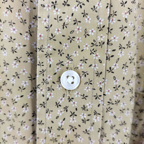 DOUGHTY フラワーパターン BDシャツ メンズ import:L
