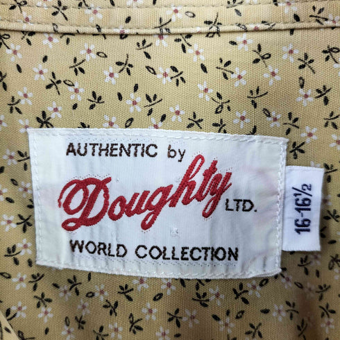 DOUGHTY フラワーパターン BDシャツ メンズ import:L