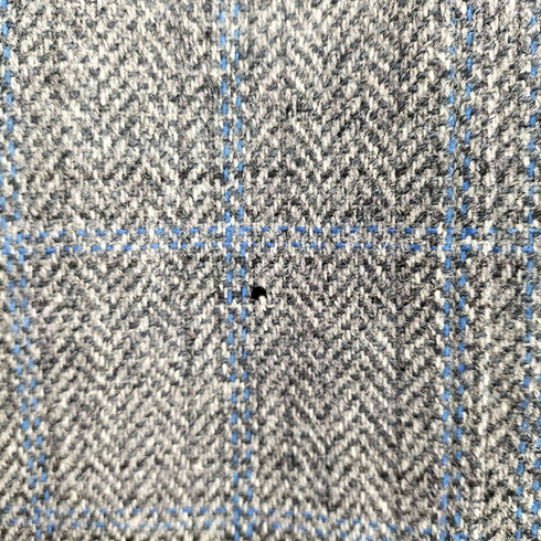 バーバリーズ BURBERRYS 70~80S MADE IN ENGLAND チェック柄ウールツイードステンカラーコート メンズ