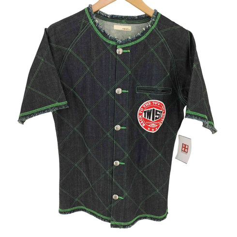 TWIST CLT デニム ベースボールシャツ メンズ JPN:M