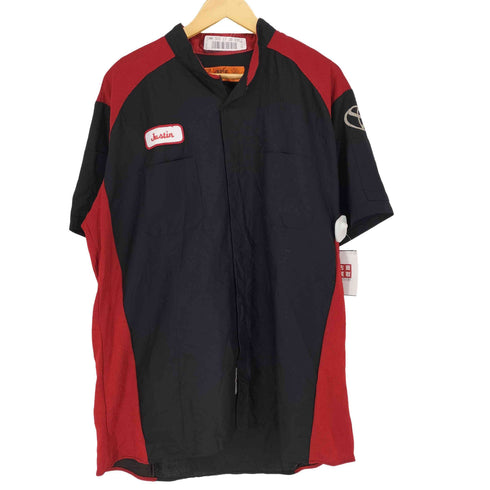 レッドキャップ RED KAP 企業ロゴプリントワークシャツ メンズ JPN:XL