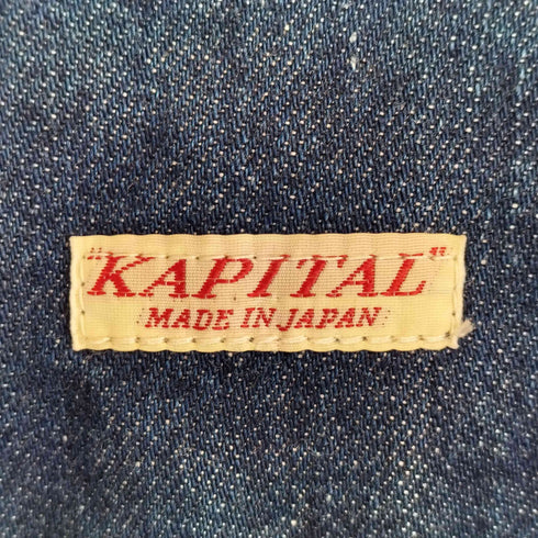 キャピタル KAPITAL 16ss 12ozデニム CPO スラッピー シャツコート メンズ JPN:L