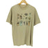 1998コピーライト 鳥プリント半袖Tシャツ メンズ