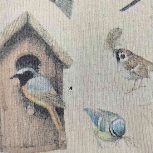 1998コピーライト 鳥プリント半袖Tシャツ メンズ