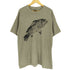 コンフォートカラーズ COMFORT COLORS 魚拓プリント半袖Tシャツ メンズ JPN:XL