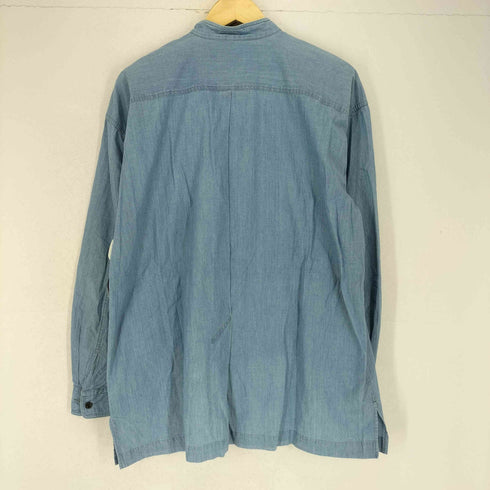 イッセイミヤケメン ISSEY MIYAKE MEN 90S 92SS バンドカラーシャンブレーシャツ メンズ JPN:M