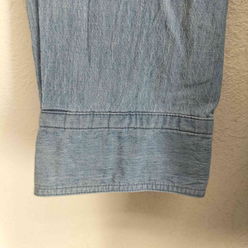 イッセイミヤケメン ISSEY MIYAKE MEN 90S 92SS バンドカラーシャンブレーシャツ メンズ JPN:M