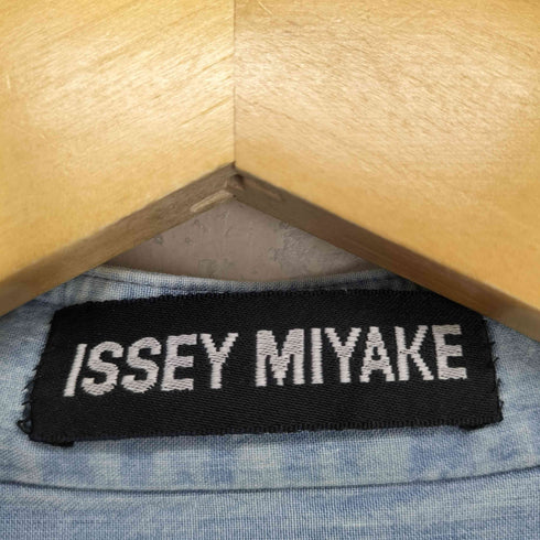 イッセイミヤケメン ISSEY MIYAKE MEN 90S 92SS バンドカラーシャンブレーシャツ メンズ JPN:M