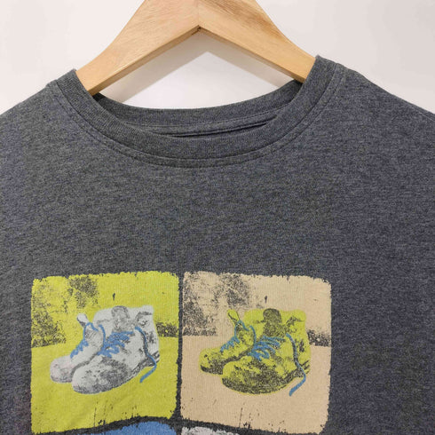 メレル MERRELL フロントプリントクルーネックTシャツ メンズ S