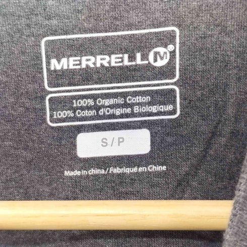 メレル MERRELL フロントプリントクルーネックTシャツ メンズ S