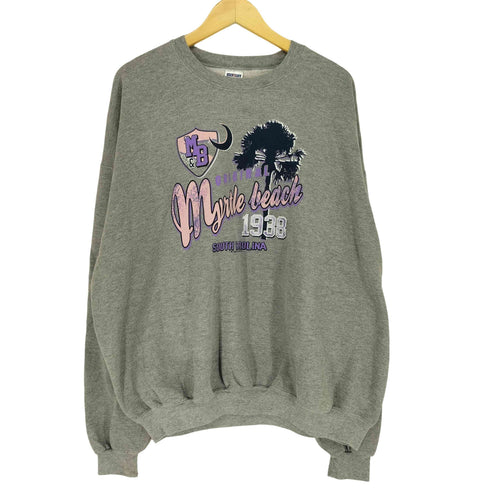 ジャージーズ JERZEES SOUTH CAROLINA フロントプリントクルーネックスウェット メンズ 2XL