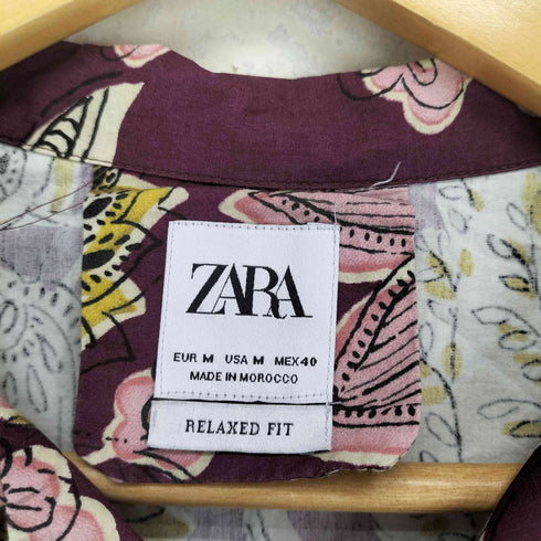 ザラ ZARA RELAXED FIT アロハシャツ メンズ JPN:M