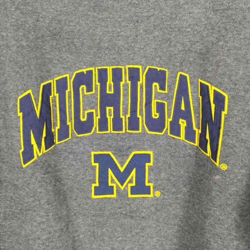 MICHIGAN フロントプリントVガゼットスウェット メンズ