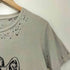 nada. 00s Y2K wunderkammer シングルステッチ クラッシュデザインフロントプリント半袖Tシャツ メンズ