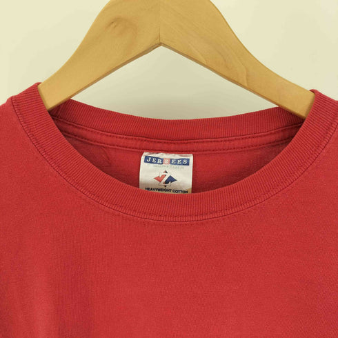 00S JERZEES ボディ USA 星条旗柄 クラック プリント S/S Tシャツ メンズ import:XL
