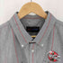 MarvHolland 企業ロゴ ワッペン ライン ボタンダウン S/S シャツ ビッグサイズ メンズ 2XL