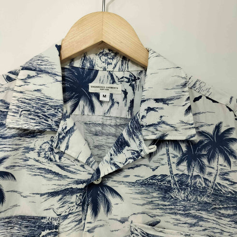 エンジニアードガーメンツ Engineered Garments オープンカラー長袖アロハシャツ メンズ M