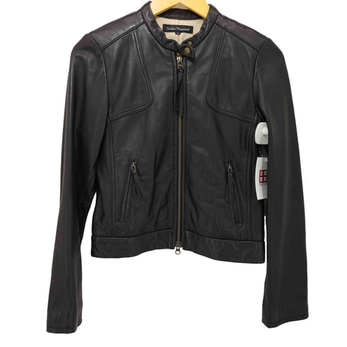 アーバンリサーチ URBAN RESEARCH ラムレザー シングル ライダース ジャケット レディース JPN:36