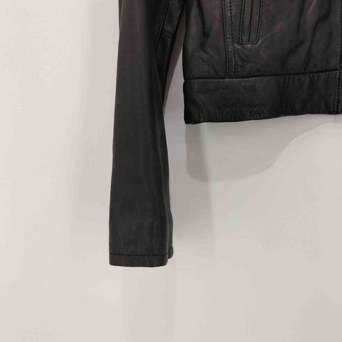 アーバンリサーチ URBAN RESEARCH ラムレザー シングル ライダース ジャケット レディース JPN:36