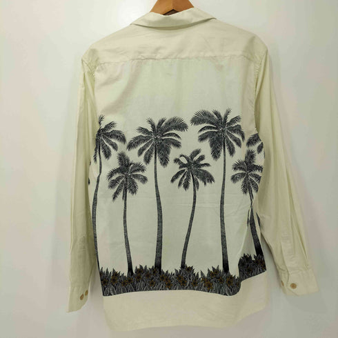 dress hippy 22SS PALM TREE L/S HAWAIIA SHIRT ホリゾンタル・パターン メンズ M