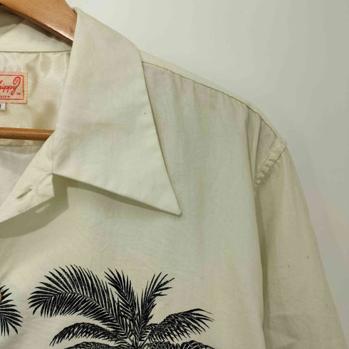 dress hippy 22SS PALM TREE L/S HAWAIIA SHIRT ホリゾンタル・パターン メンズ M