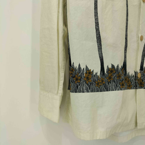 dress hippy 22SS PALM TREE L/S HAWAIIA SHIRT ホリゾンタル・パターン メンズ M
