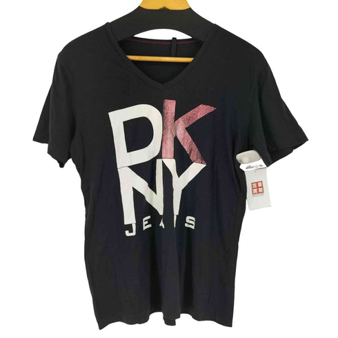 ダナキャランニューヨークジーンズ DKNY JEANS フロントプリント S/S Tシャツ メンズ JPN:S