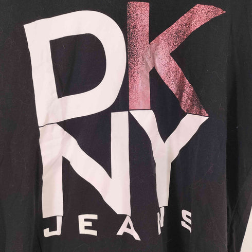 ダナキャランニューヨークジーンズ DKNY JEANS フロントプリント S/S Tシャツ メンズ JPN:S