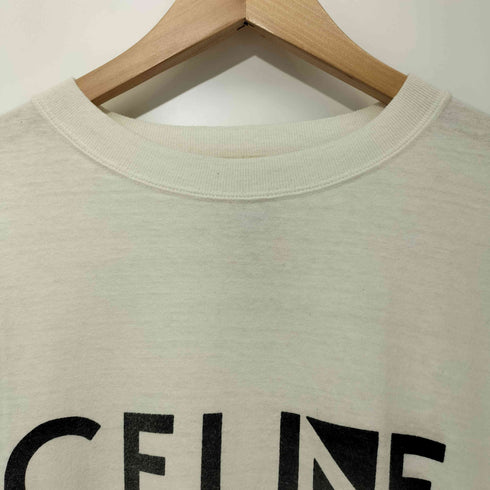 レミレリーフ REMI RELIEF special processing tee CELI■E l.mustard フロントプリントノースリーブトップス メンズ S