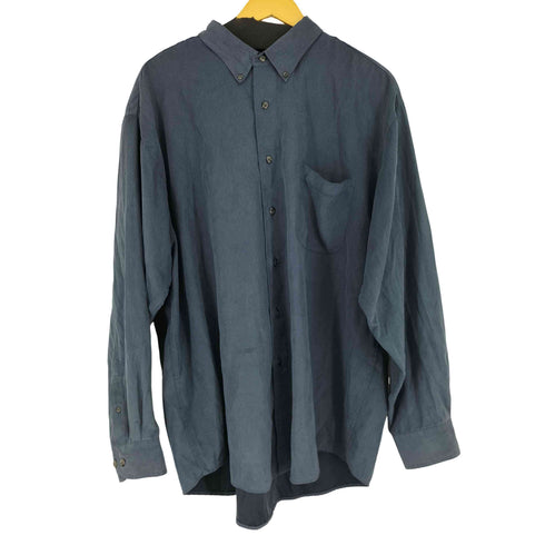 クラフトアンドバロー Croft&Barrow フェイクスエード L/S シャツ メンズ JPN:XL