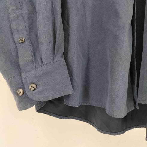 クラフトアンドバロー Croft&Barrow フェイクスエード L/S シャツ メンズ JPN:XL