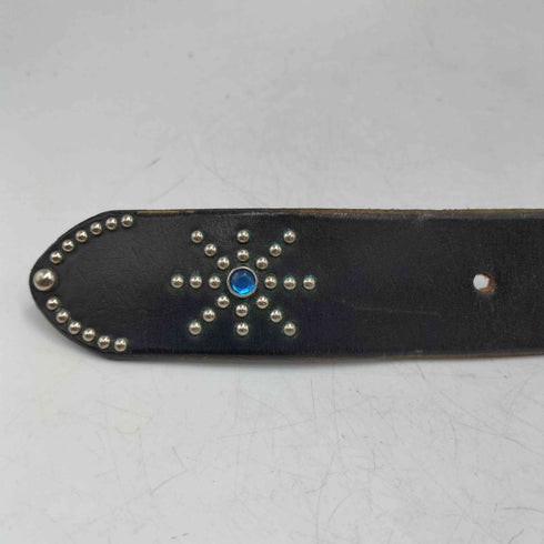 アベイシングエイプ A BATHING APE APE SHALL NEVER KILL APE STUDS BELT スタッズ レザー ベルト メンズ M