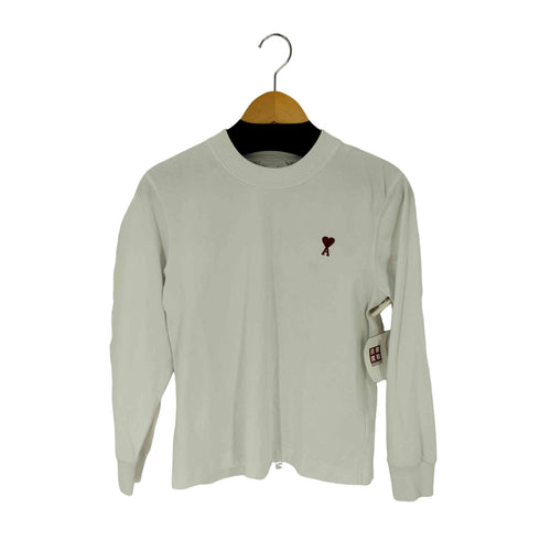 アミアレクサンドルマテュッシ AMI ALEXANDRE MATTIUSSI AMI DE COEUR L/S TEE 長袖Tシャツ ロンT ハート レディース import:XS