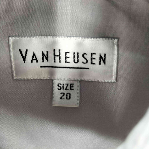 ヴァンヒューゼン VAN HEUSEN 90S 白タグ プレーンドレスシャツ メンズ 20