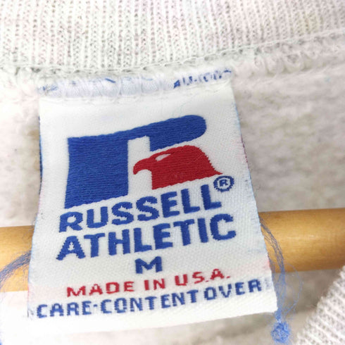 ラッセルアスレチック RUSSELL ATHLETIC 90S フロントプリント ガゼット クルーネックスウェット メンズ import:M