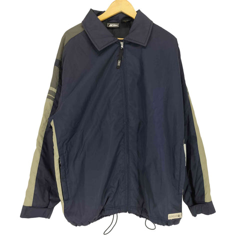 クイックシルバー Quiksilver 90S 裾ロゴ サイドライン中綿ジップブルゾン メンズ JPN:L