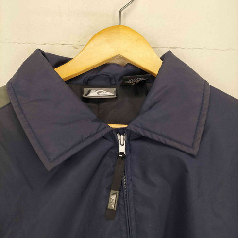 クイックシルバー Quiksilver 90S 裾ロゴ サイドライン中綿ジップブルゾン メンズ JPN:L